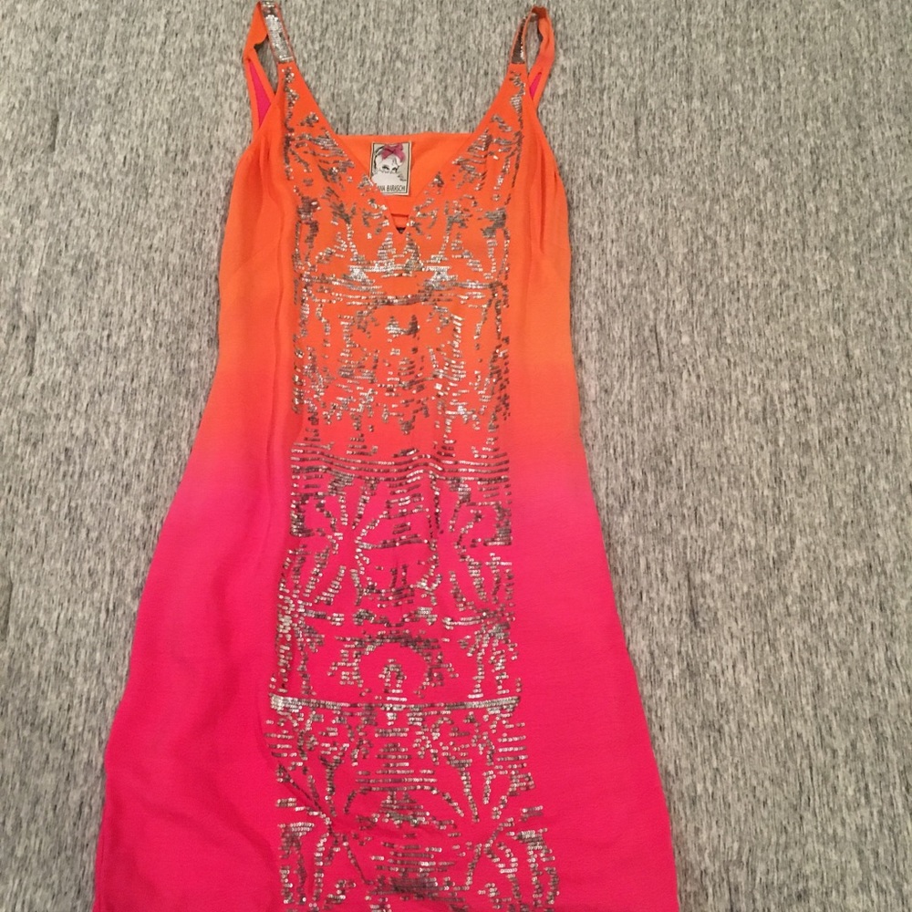 Anthropologie Yoana Baraschi ombré sequin dress
